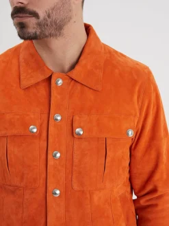 Smith - Veste en daim homme