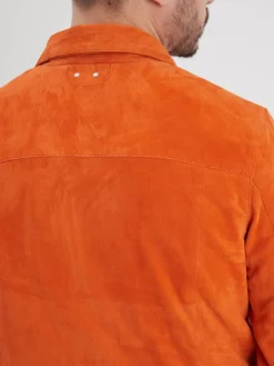 Smith - Veste en daim homme