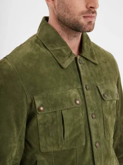Smith - Veste en daim homme