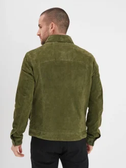 Smith - Veste en daim homme