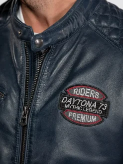 Spencer - Blouson cuir racing