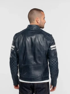 Spencer - Blouson cuir racing