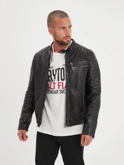 Starget - Blouson vintage cuir homme