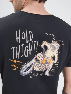 Tiger - T-shirt moto homme
