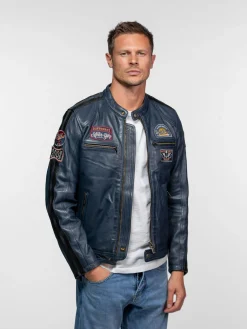 Tormo - Blouson cuir motard