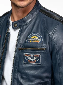Tormo - Blouson cuir motard