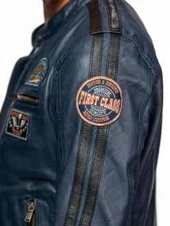 Tormo - Blouson cuir motard