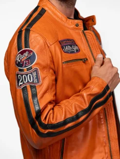 Tormo - Blouson cuir motard