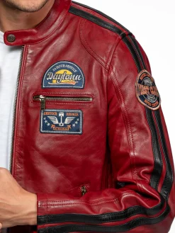 Tormo - Blouson cuir motard
