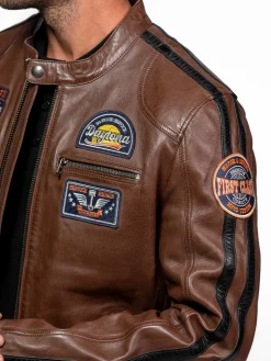 Tormo - Blouson cuir motard