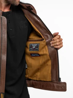 Tormo - Blouson cuir motard