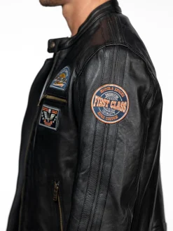 Tormo - Blouson cuir motard