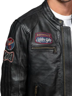 Tormo - Blouson cuir motard