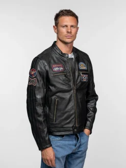 Tormo - Blouson cuir motard