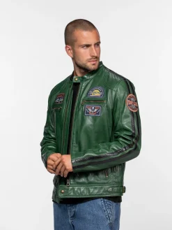 Tormo - Blouson cuir motard