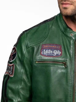 Tormo - Blouson cuir motard