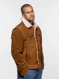 Trucker - Blouson sherpa trucker homme