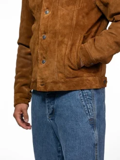 Trucker - Blouson sherpa trucker homme