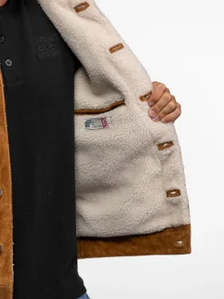 Trucker - Blouson sherpa trucker homme