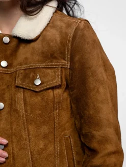 Trucky - Blouson western cuir femme