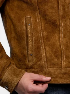 Trucky - Blouson western cuir femme