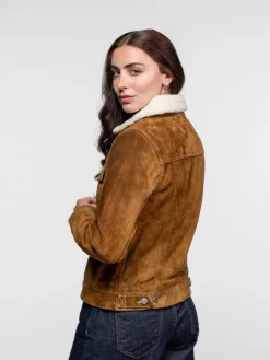 Trucky - Blouson western cuir femme