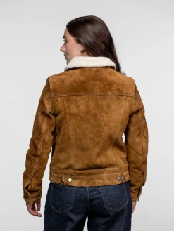 Trucky - Blouson western cuir femme