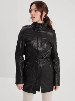Twilight - Veste cintrée cuir femme