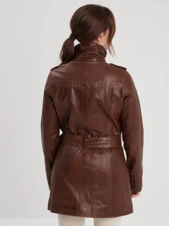 Twilight - Veste cintrée cuir femme