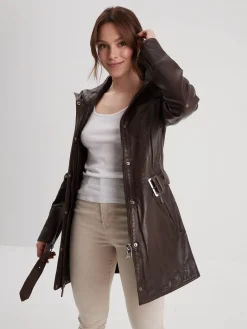 Twilight - Veste cintrée cuir femme