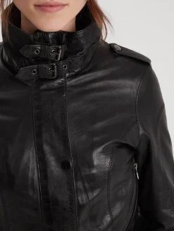 Twilight - Veste cintrée cuir femme