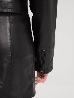 Twilight - Veste cintrée cuir femme