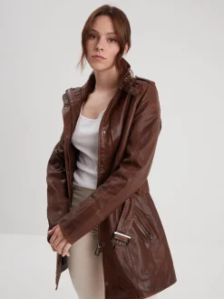 Twilight - Veste cintrée cuir femme