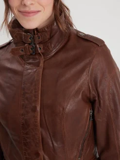 Twilight - Veste cintrée cuir femme