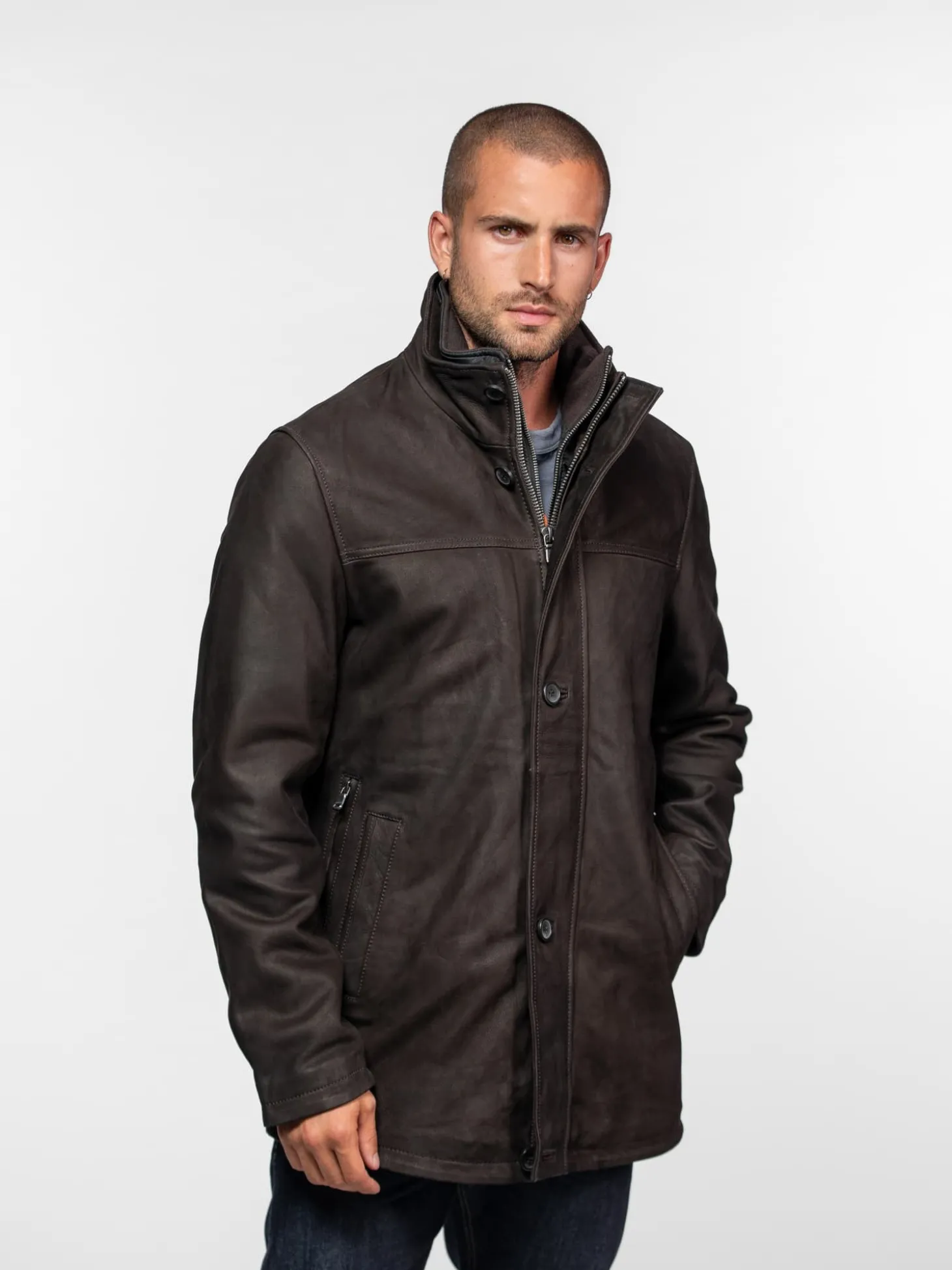 Tyler madison - Veste cuir homme