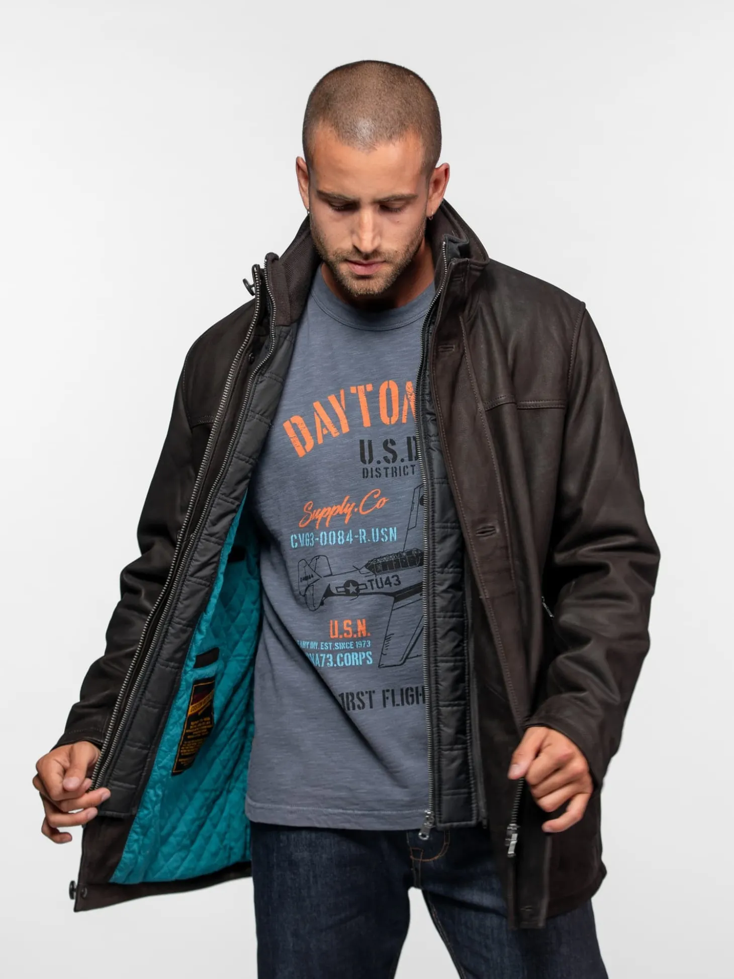 Tyler madison - Veste cuir homme