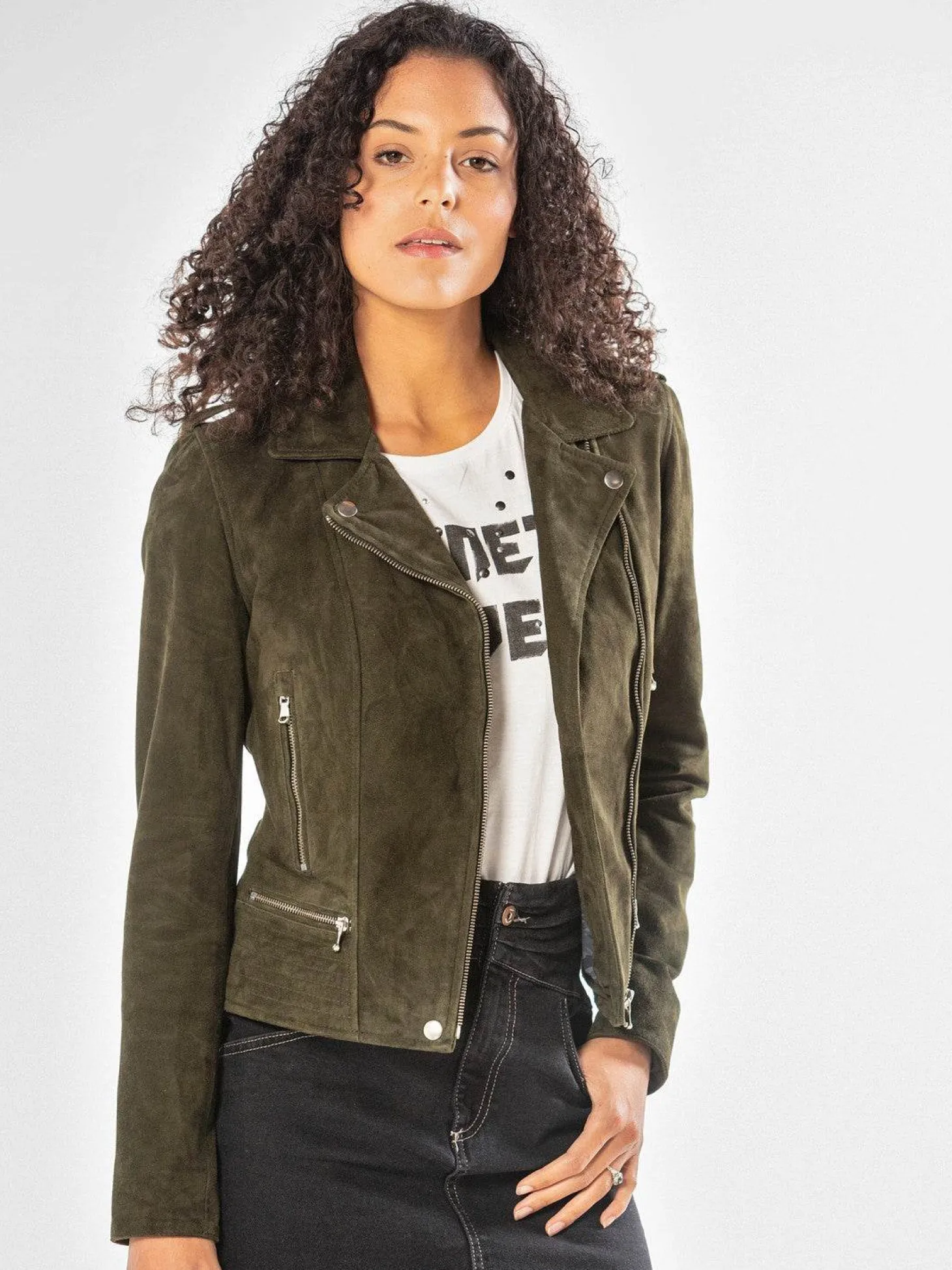 Vela suede - Blouson cuir femme