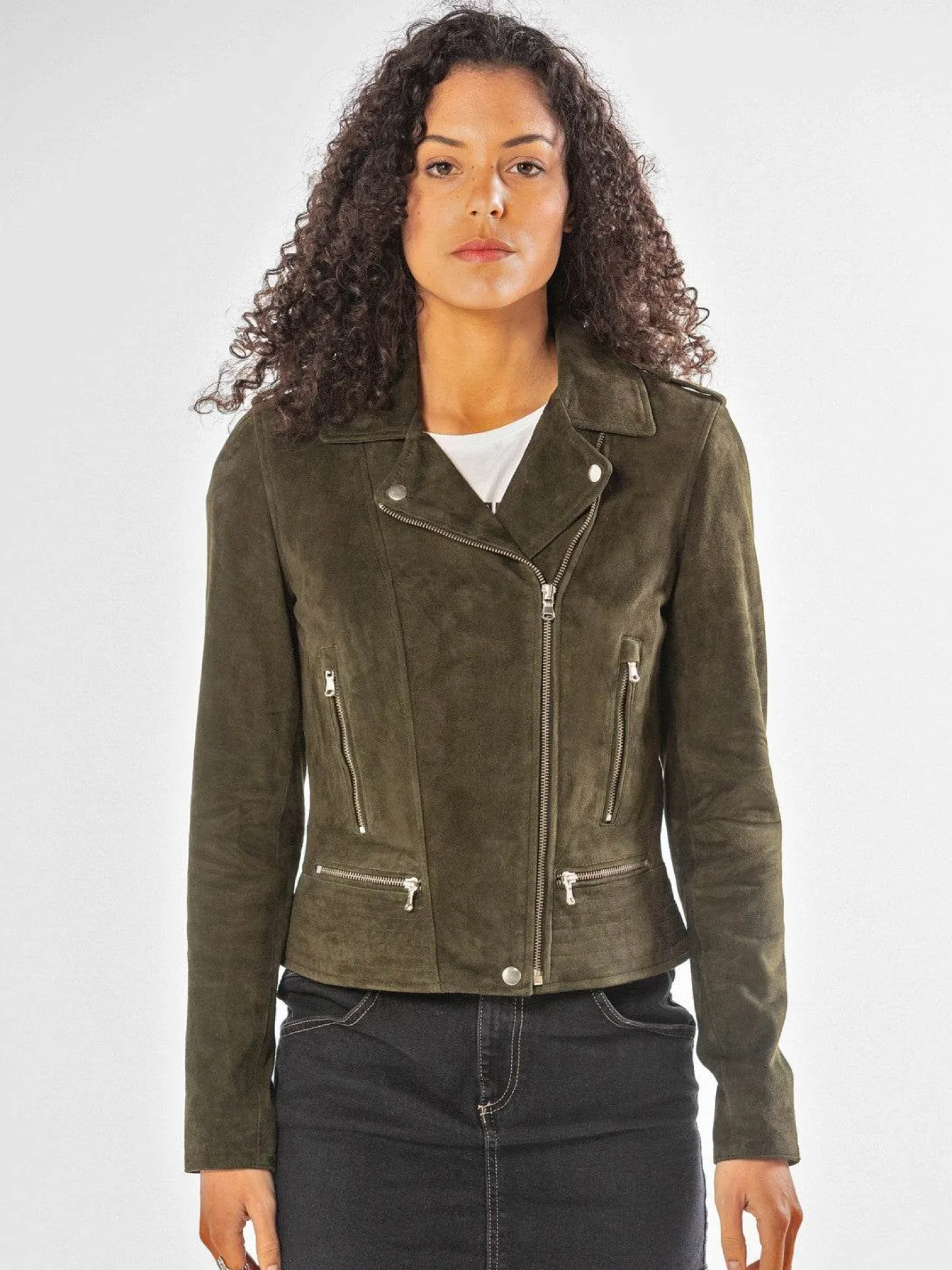 Vela suede - Blouson cuir femme