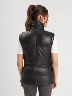 Victoria - Doudoune cuir femme
