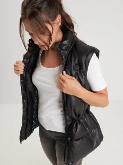 Victoria - Doudoune cuir femme