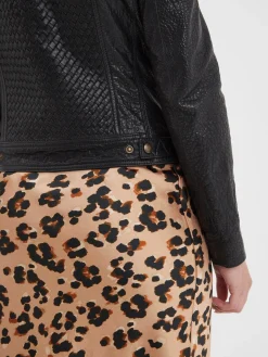 Virginia - Blouson cuir chic femme