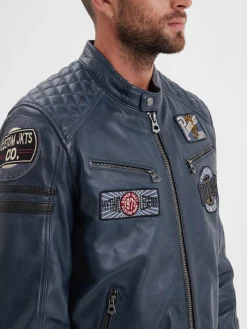 Walkor - Blouson cuir motard