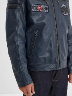 Walkor - Blouson cuir motard