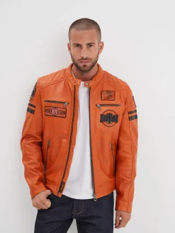 Walkor - Blouson cuir motard