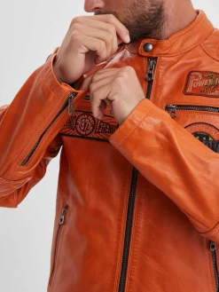 Walkor - Blouson cuir motard