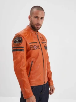 Walkor - Blouson cuir motard