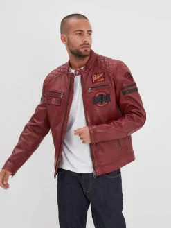Walkor - Blouson cuir motard