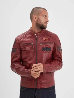 Walkor - Blouson cuir motard