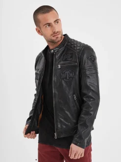 Walkor - Blouson cuir motard