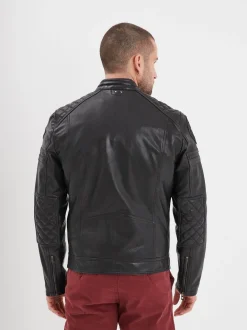 Walkor - Blouson cuir motard